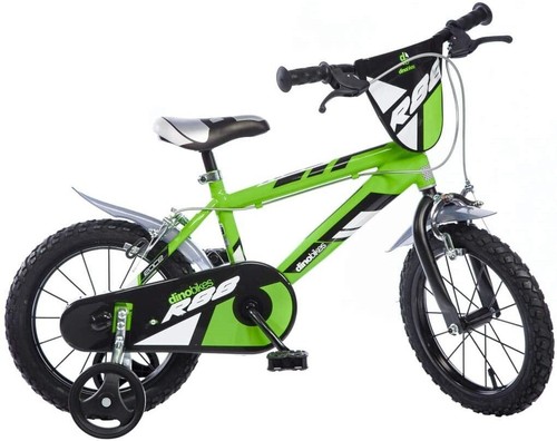 BICI MISURA 16 BIMBO MTB DINO BIKES BICICLETTA BAMBINO VERDE FLUO ART. 416  U-R88 | eBay