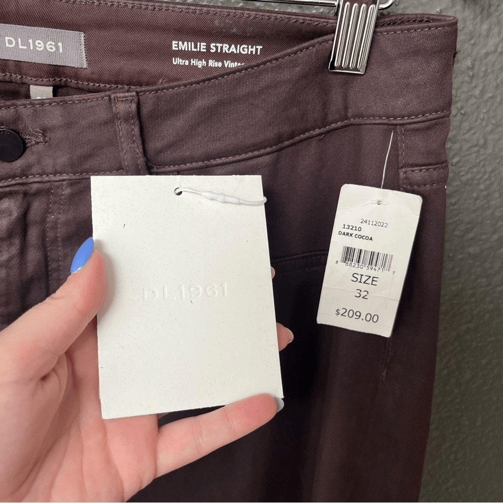DL1961 EMILIE STRAIGHT IN DARK COCOA | eBay