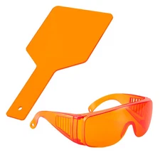 JMU Dental Safety Glasses, Light Curing Shield Plate Eye Protective Plate Board