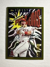 2023 Topps Finest #173 Mike Trout Gold Border Phenoms Rare - LA Angels