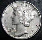 1940 Mercury Dime - (099A)