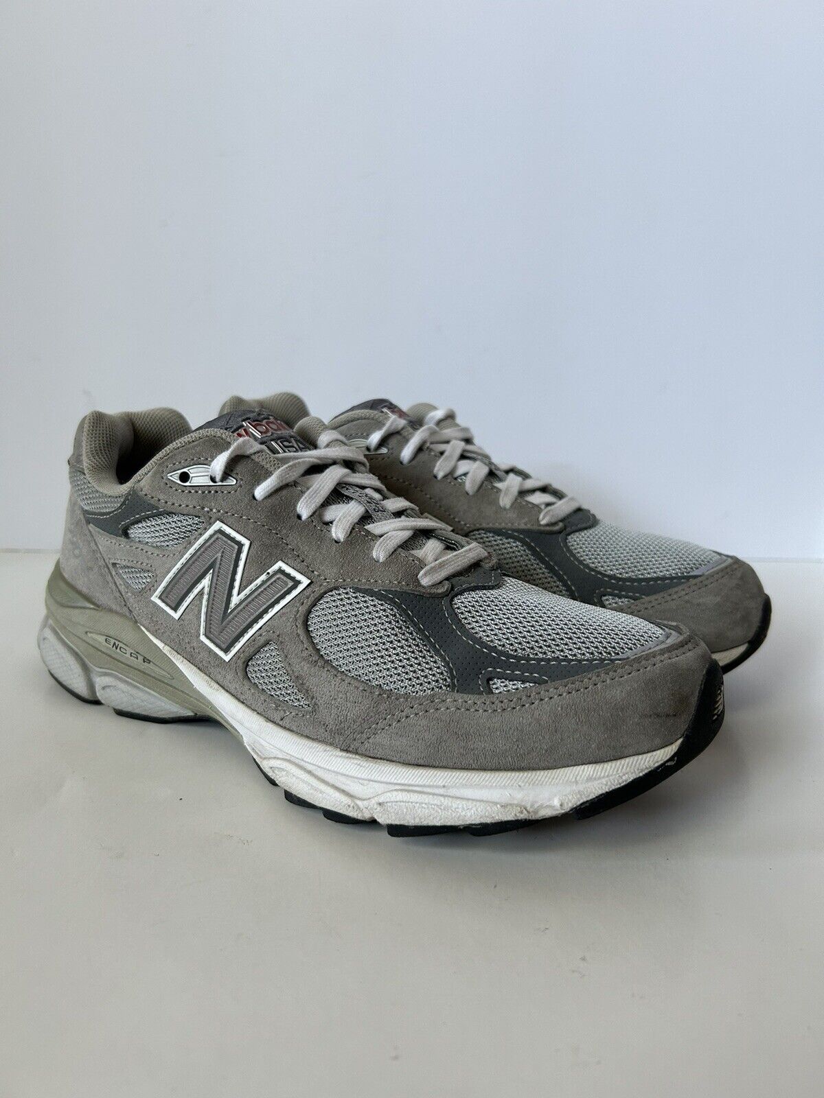 New Balance Walking Shoes Mens 8 D Gray 990v3 Heritage...