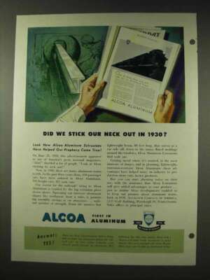 1948 Alcoa Aluminum Ad - Did We Stick Our Neck Out? | eBay