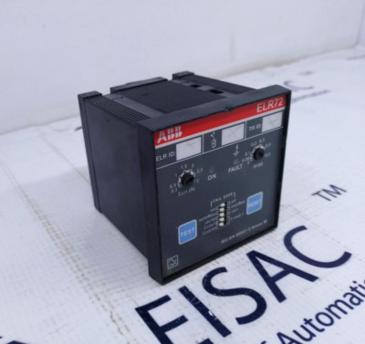 1 PC ABB ELR72 USED 90-DAY WARRANTY (FAST SHIPPING) VIA DHL OR FEDEX