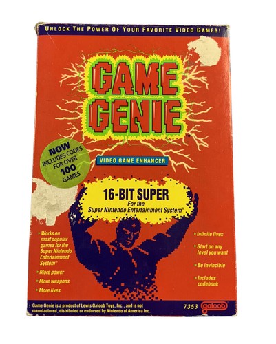 Galoob Toys Game Genie "Video Game Enhancer" for Nintendo SNES