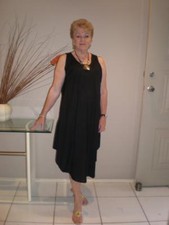 Stunning Long colourful Singlet Dress plus size 10-16 casual or Dressy Classic