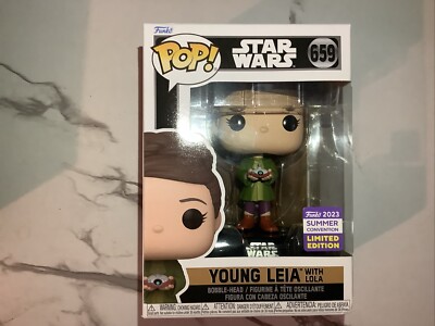 Funko Pop! Vinyl: Star Wars - Young Leia with Lola (SDCC) - San Diego Comic Con