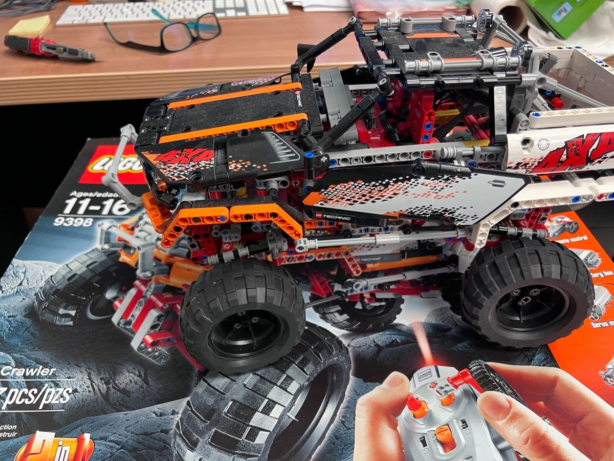 skøjte Oversætte ingeniørarbejde Lego Technic 4 X 4 Crawler 9398 - NO REMOTE / COMPLETE / SAME DAY SHIP |  eBay