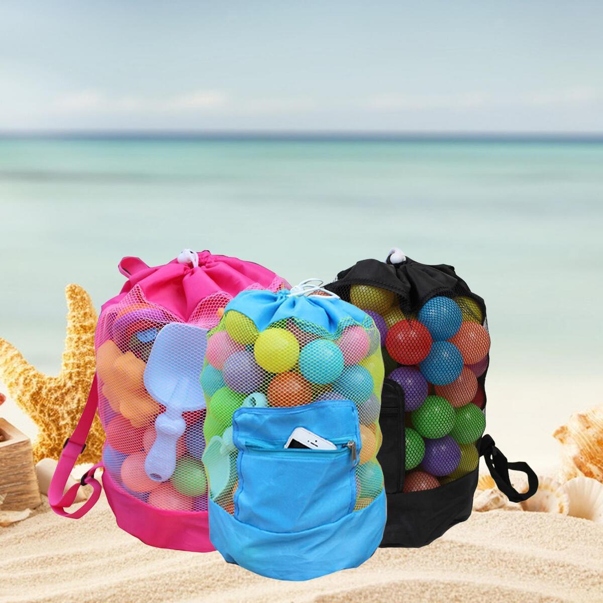 Amazon.com: HOMETALL Mesh Beach Tote Bag, Kids Sea Shell Bags,2 Pack Large  Beach Toy Bag Away from Sand,Bag Toys Organizer,Sand Toys Collector-Beach  Pool Gear(Green+Blue) : Clothing, Shoes & Jewelry