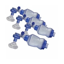 4-Pack CPR Training Bag Valve Mask (BVM) Infant in Mesh Bag, BVM-3021-004