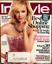 RACHEL McADAMS - InSTYLE Mag  July 2010 - LIKE NEW+   DIANE LANE - CHRIS PINE