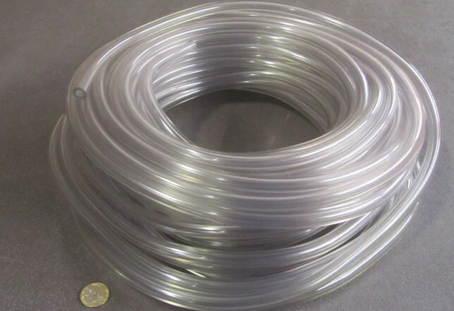 PVC Tubing, Clear, 1/2" OD x 1/4" ID x 1/8" Wall x 50 Foot Coil - Image 4 of 4