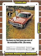 Metal Sign - 1969 Chevrolet Impala Custom- 10x14 Inches Metal Sign - 1969 Chevrolet Impala Custom- 10x14 Inches