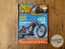 Vintage Oct 1986 AUSTRALIAN MOTOR CYCLE NEWS Magazine Suzuki LS650 Eddie Lawson