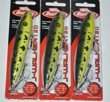3 lures berkley j-walker 120 walk d dog topwater lure 4.75" mf frog Justin Lucas