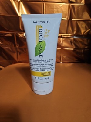 BIOLAGE DEEP SMOOTHING LEAVE IN CREME  5.1 OZ