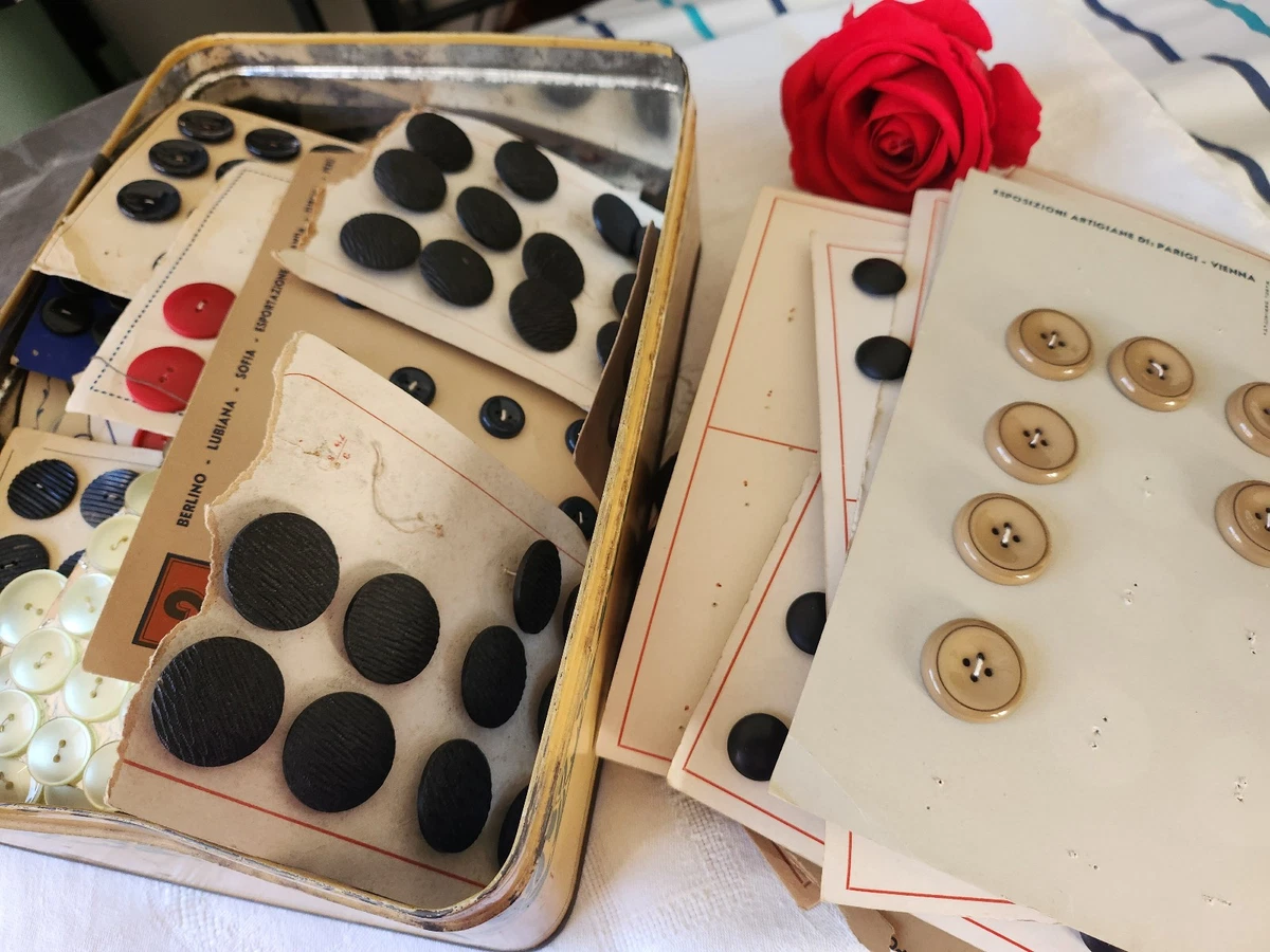 lot 50 Bouton coeur rouge 6mm scrapbooking bricolage décoration mercerie couture