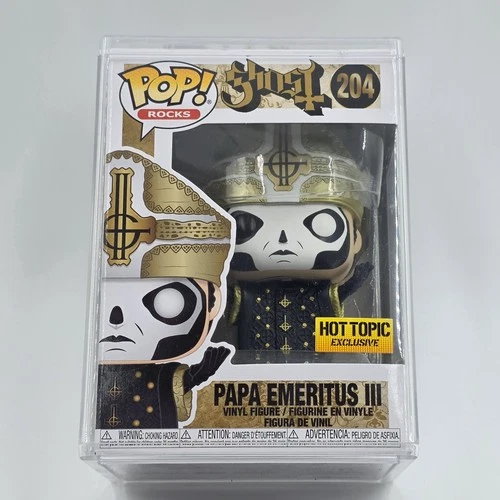 Funko Pop Rocks Ghost Papa Emeritus III #204 Vinyl Figure Hot Topic Exclusive