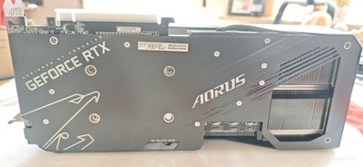GIGABYTE 3070 TI Aorus Master 8 GB GDDR6X Grafikkarte 256 bit PCI-E 4.0 x 16