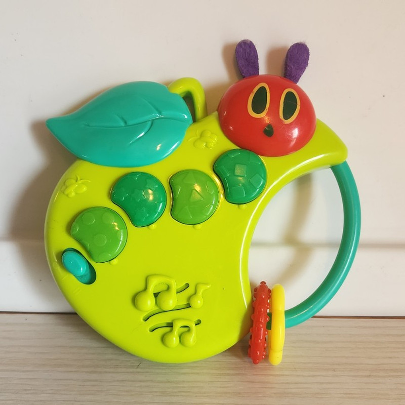 World of Eric Carle Very Hungry Caterpillar Baby Teething Toy Kids WORKS