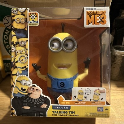Despicable Me 3 Minion Deluxe Talking Tim Moving Eyes & Arms ThinkWay Toy