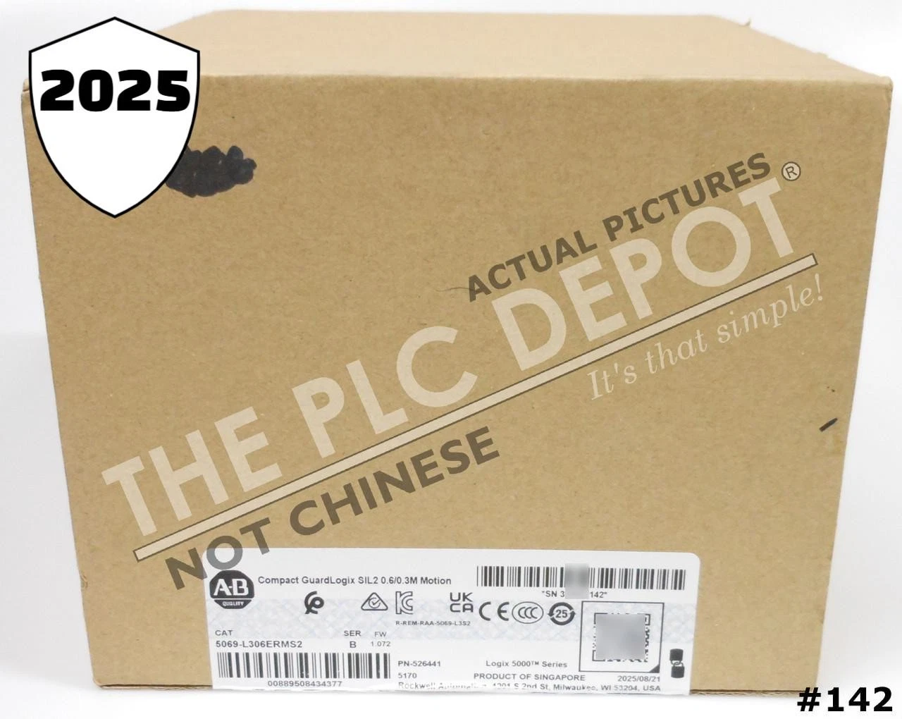 *2025* SEALED ALLEN BRADLEY 5069-L306ERMS2 GuardLogix [ REAL US SELLER ] #142