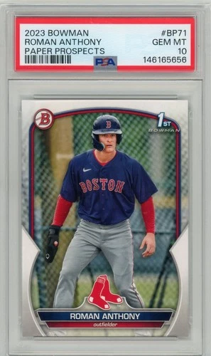 2023 Bowman - Prospects Roman Anthony #BP-71 (1st Bowman) PSA 10