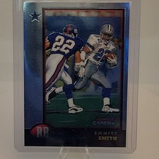 Bowman Chrome 1998 Emmitt Smith #105 Dallas Cowboys NFL Football Card