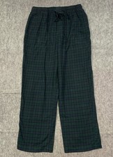 Brooks Brothers Plaid Pajama Pants Lounge Sleepwear Cotton Drawstring - Size M