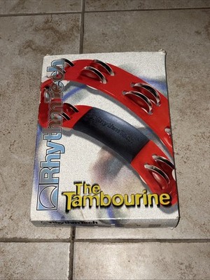 Rhythm Tech Ergonomic Tambourine Black Half Moon