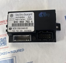02-09 Audi A4 S4 RS4 Convertible Memory Seat Control Module (8H0 959 760 A) OEM