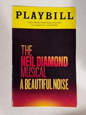 The Neil Diamond Musical A Beautiful Noise Playbill Hollywood Pantage 2025