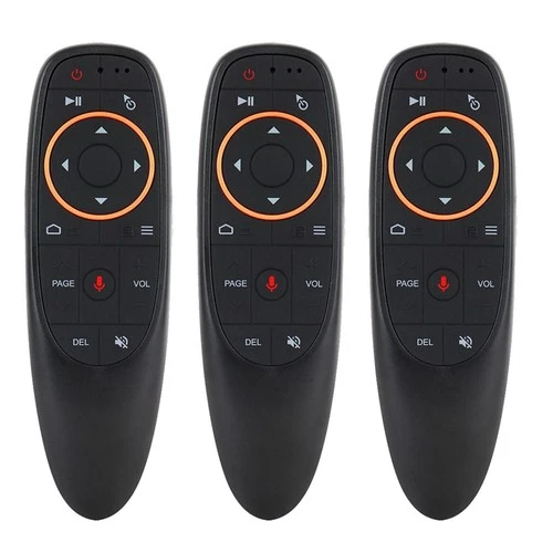 G10S 2.4G 3 Pcs/Set Voice Air Flying Mouse Gyroscope  Infrared Backlight 6528