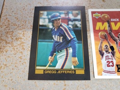 Gregg Jefferies New York Mets 1989 Collector's Choice FULL SIZE ODD