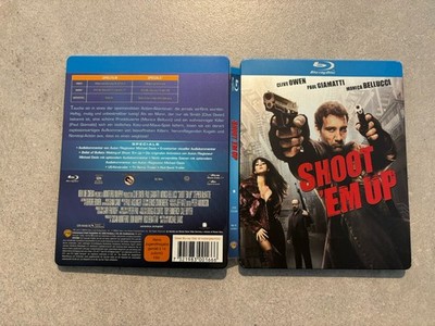 Shoot'em up Blu Ray Steelbook guter Zustand Lackplatzer Minidelle Clive Owen