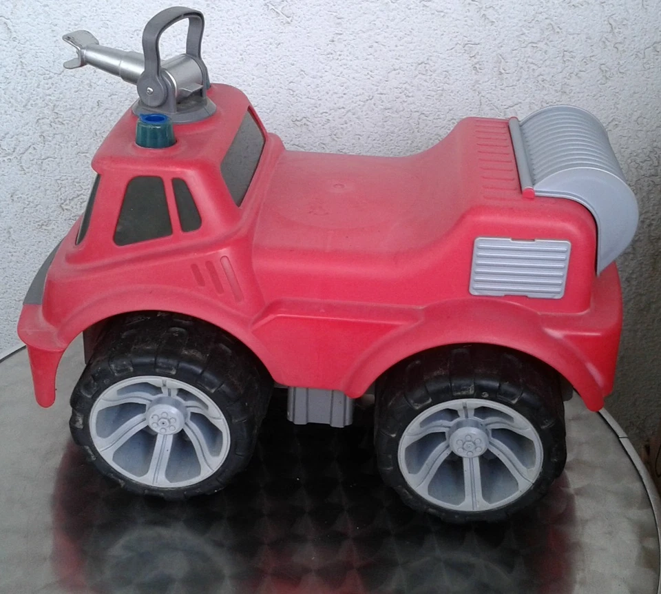 BIG Power Worker Maxi Feuerwehr Rutschfahrzeug Kinder Fahrzeug Spielzeug - Bild 3 von 4