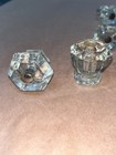 10 VINTAGE GLASS DRAWER KNOBS LARGE AND SMALL — photo 5