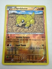 Pokemon Card Sandshrew Breakthrough Reverse Holo 75/162 Near Mint