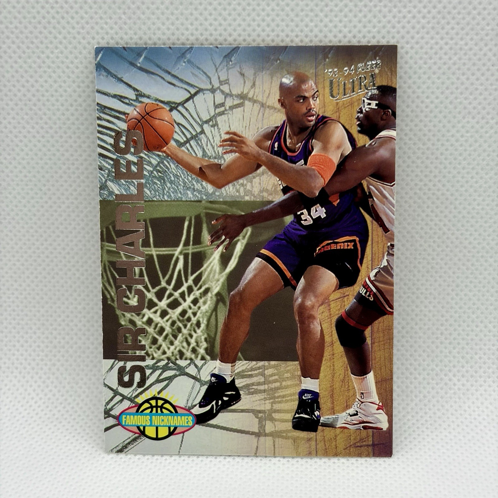 1993-94 Fleer Ultra Famous Nicknames #1 Charles Barkley Sir Charles Phoenix Suns