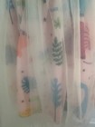 Girls Size 7-8 Pink Dinosaurs Pattern Sleeveless Dress With Net Overlay — photo 7