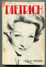 Leslie FREWIN / Dietrich The Story of A Star Signed 1st Edition 1967