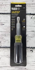 Klein Tools 32527 11-in-1 Screwdriver / Nut Driver with Schrader Bit - New