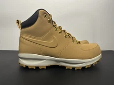 Nike Manoa Leather Boots Water Resistant Wheat Tan 454350-700 Men’s Size 8
