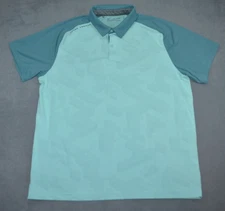Under Armour Tour Tips Champion Golf Polo Shirt Mens 2XL Teal 1327030