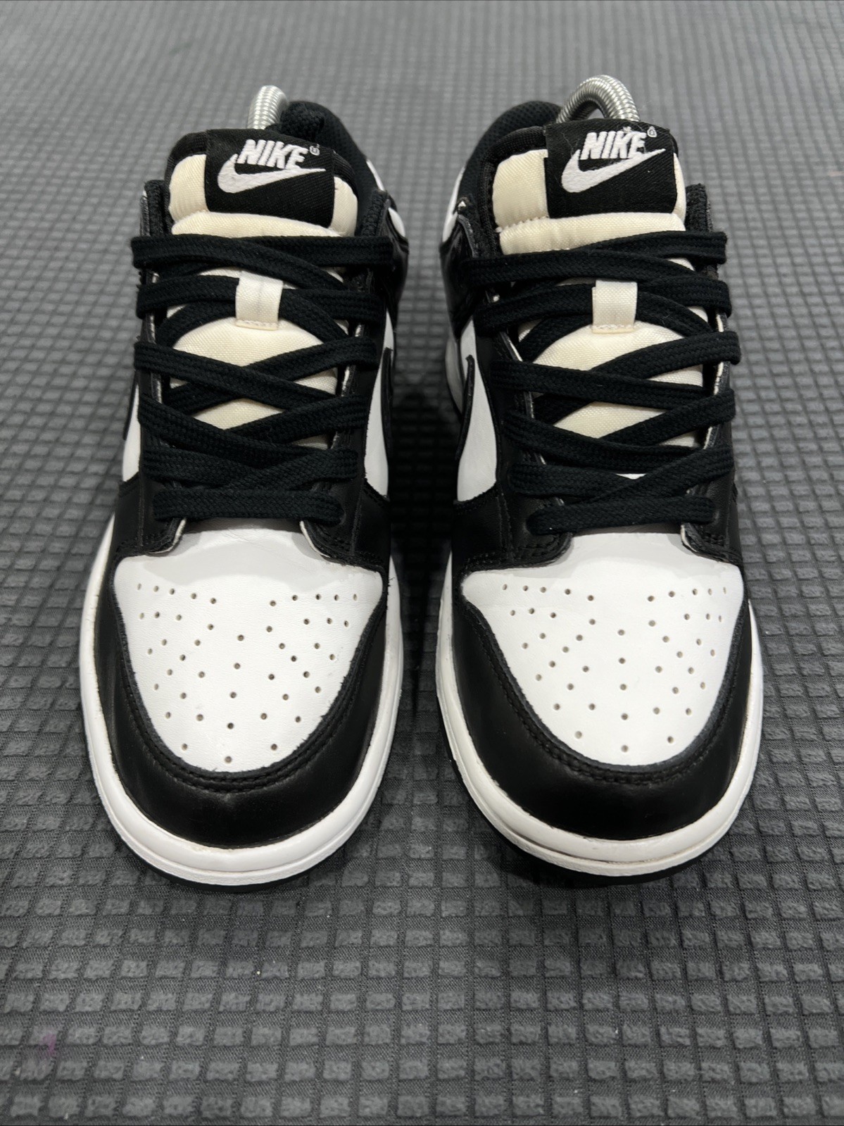 Nike Dunk Low GS Panda Black/White Shoes-Size 6Y CW1590 100 Missing Insoles