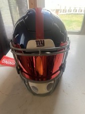New York Giants Autographed Football Helmet Abdul Carter Beckett Authenticated
