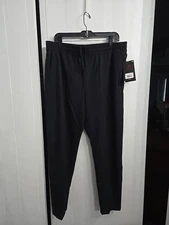 Mens Layer 8 Active Pants XL Black Qwick Dry