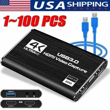 4K Audio Video Capture Card USB 3.0 HDMI Vide...