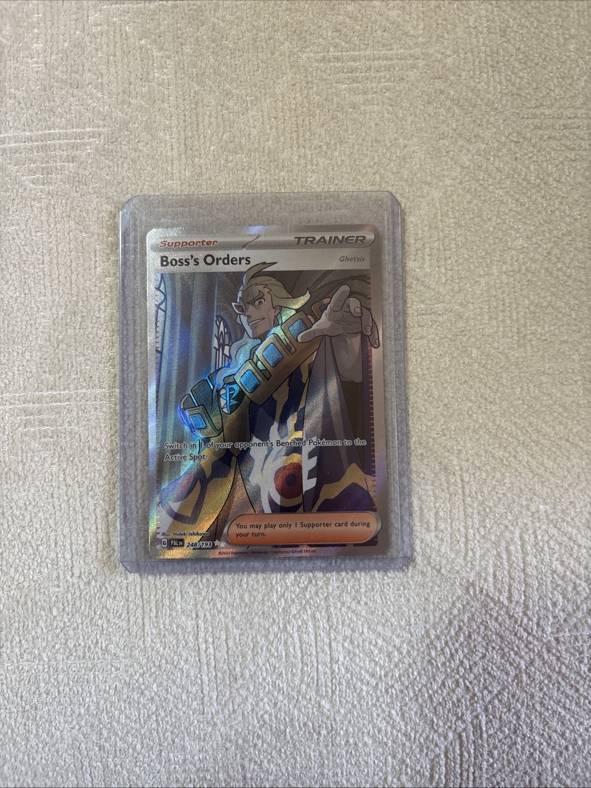Boss's Orders Ghetsis 248/193 Ultra Rare Full Art SV02: Paldea Evolved NM/M