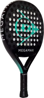 Dunlop Padel Schläger Padelracket Megamax Black + 3 Dunlop Padelbälle Pro - Top!